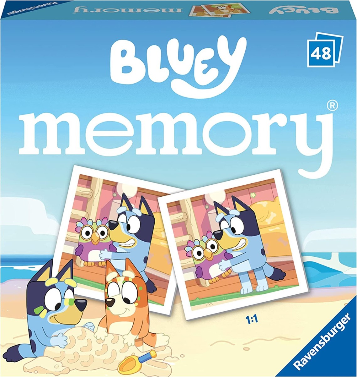 Bluey Mini Memory Game Bright Star Toys