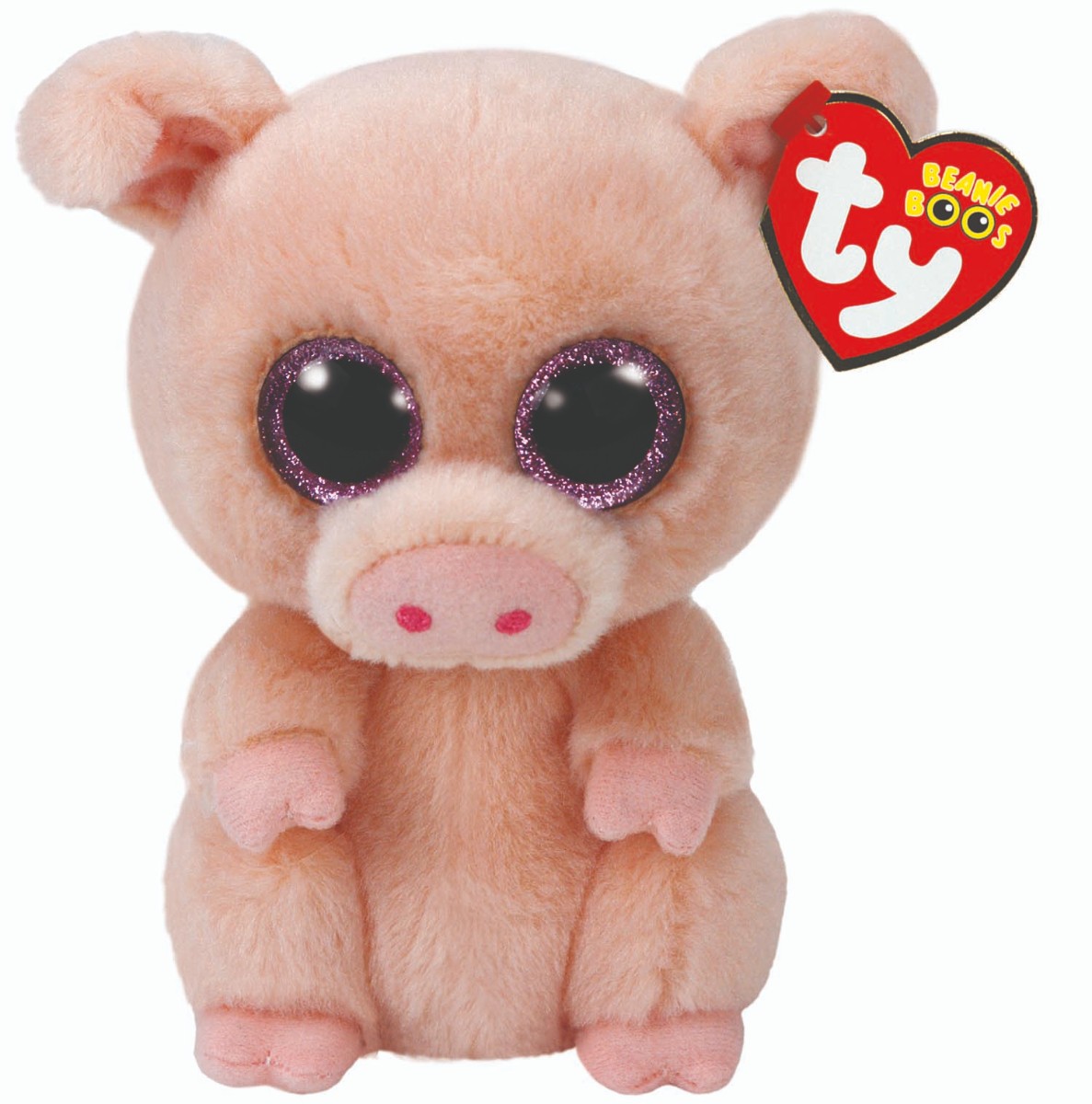 TY Piggley the Pig Beanie Boo Regular Size Bright Star Toys