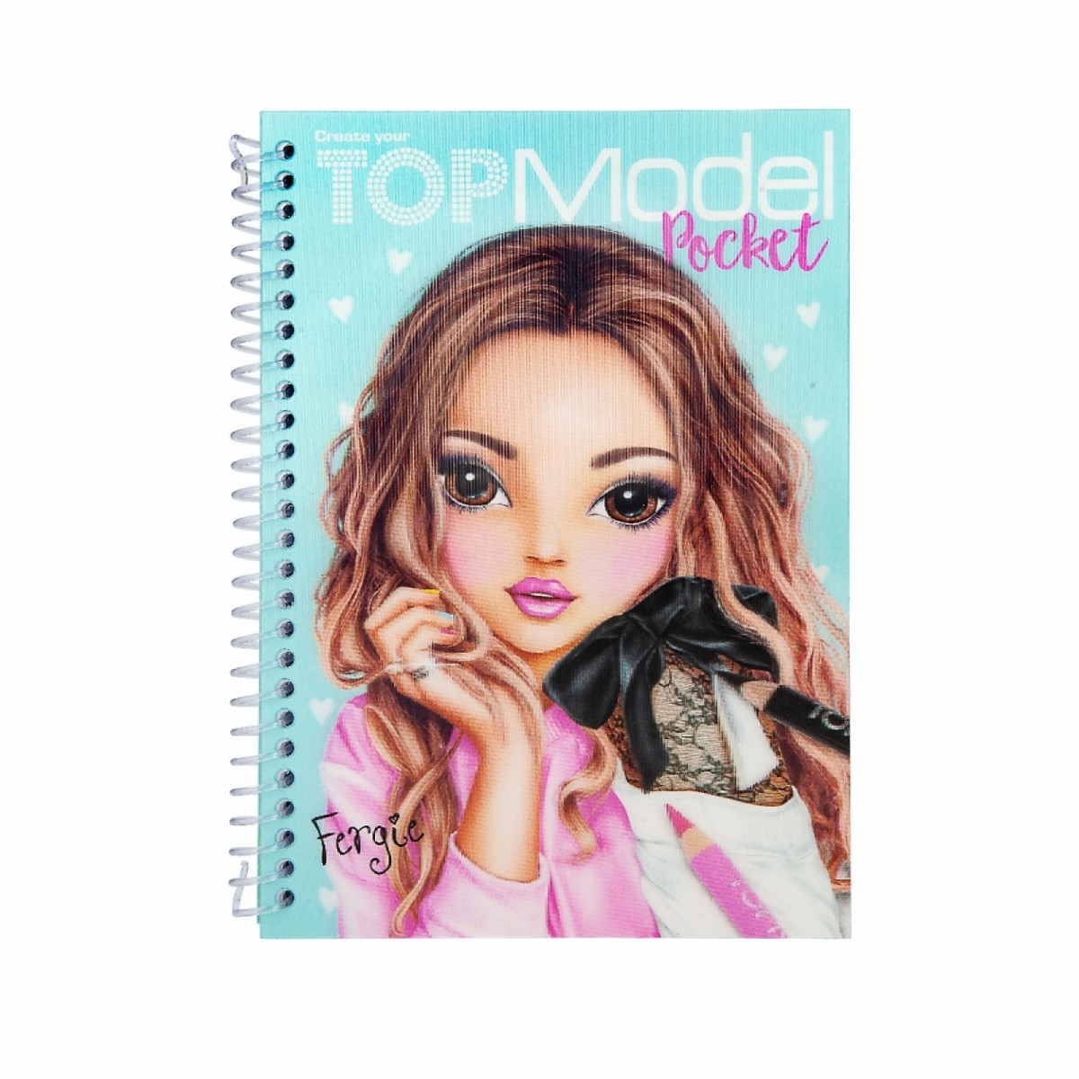 Top Model Pocket Colouring Book 3D Cover - Fergie - Bright Star Toys