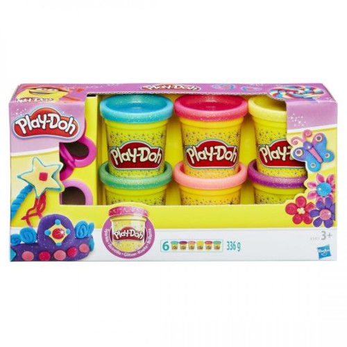 Play Doh Sparkle Compound Pack Bright Star Toys