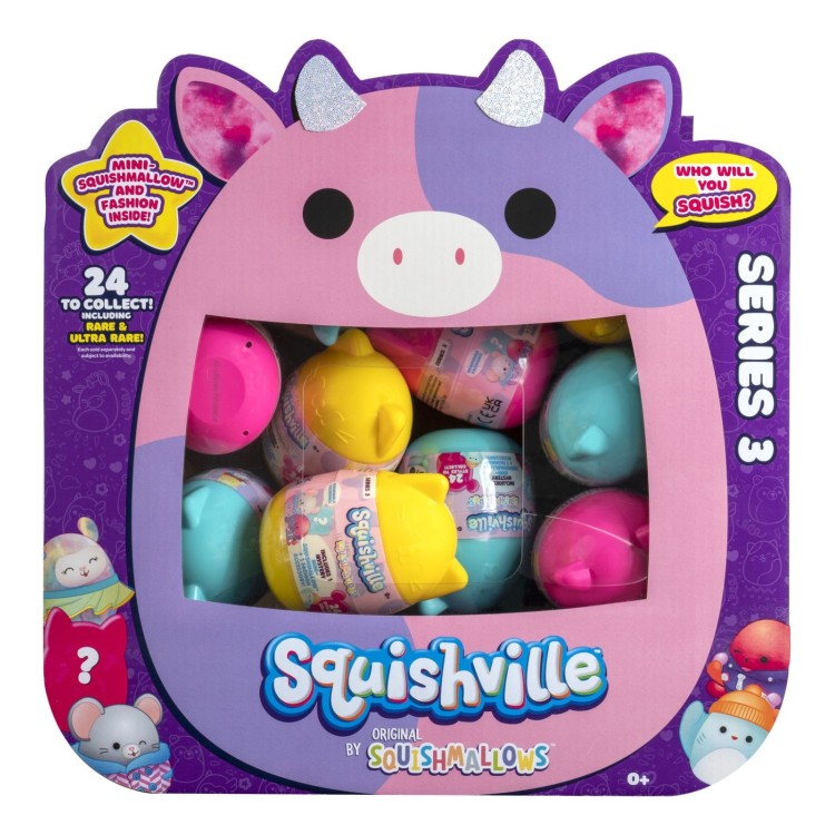 Squishville Mystery Mini Squishmallow Capsule - Series 3 (One Capsule ...