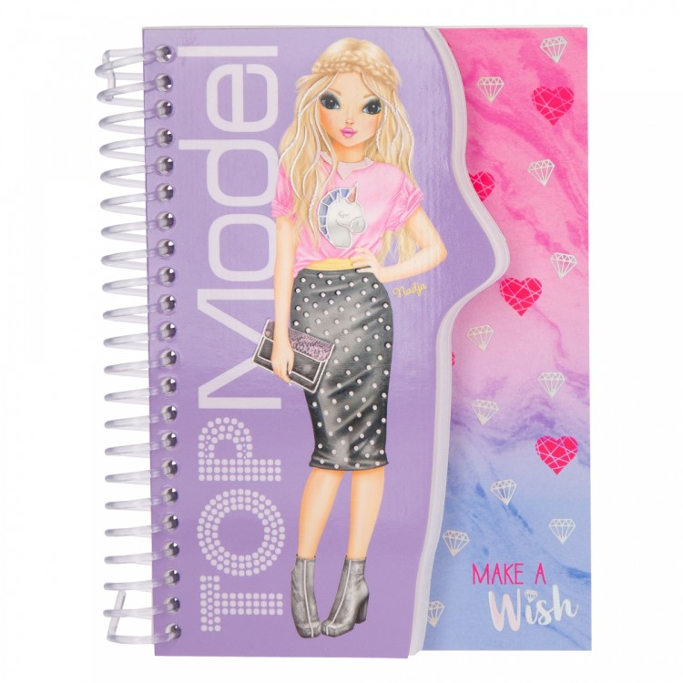 Top Model Mini Spiral Book with Nadja Cover - Bright Star Toys